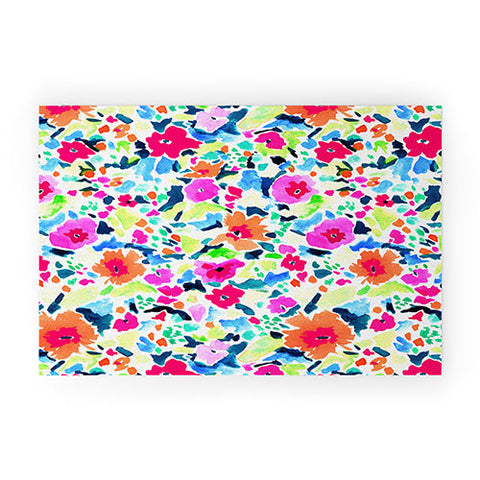 Jacqueline Maldonado Livs Room Orange Welcome Mat