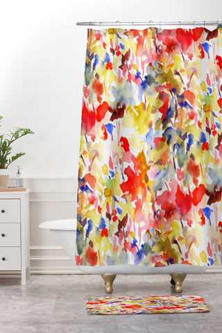 Jacqueline Maldonado Local Color 1 Shower Curtain And Mat