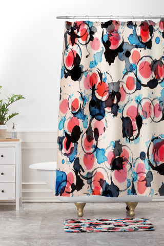 Jacqueline Maldonado Look Out Below Shower Curtain And Mat