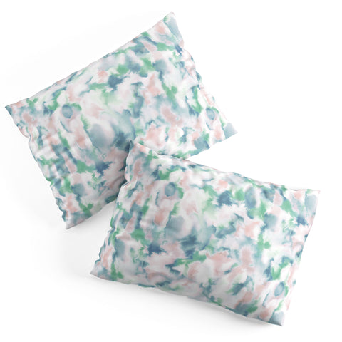 Jacqueline Maldonado Love Spell Green Pink Blue Pillow Shams