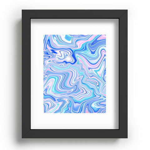 Jacqueline Maldonado Love Spell Marble Turquoise Recessed Framing Rectangle