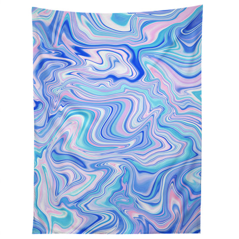 Jacqueline Maldonado Love Spell Marble Turquoise Tapestry