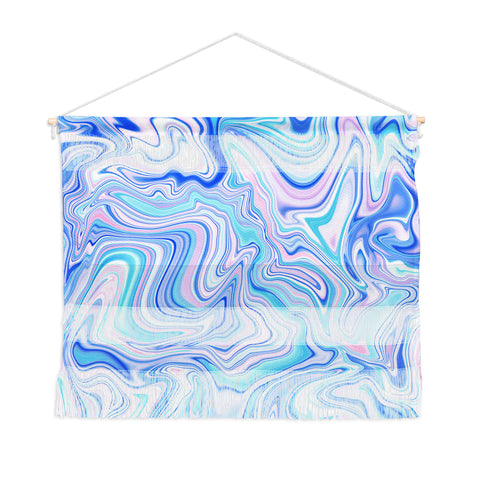 Jacqueline Maldonado Love Spell Marble Turquoise Wall Hanging Landscape