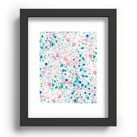 Jacqueline Maldonado Magic Terrazzo Pink Recessed Framing Rectangle