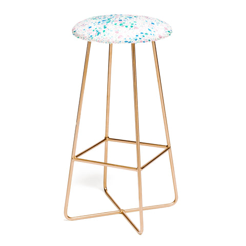 Jacqueline Maldonado Magic Terrazzo Pink Bar Stool