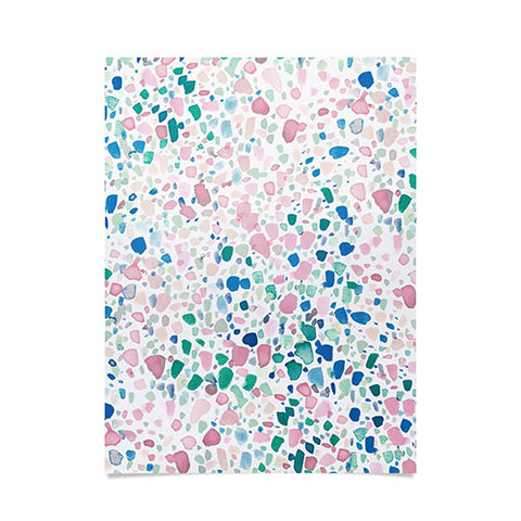 Jacqueline Maldonado Magic Terrazzo Pink Poster