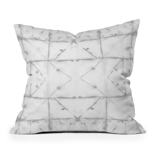 Jacqueline Maldonado Manifest Grey Outdoor Throw Pillow