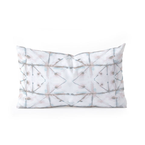 Jacqueline Maldonado Manifest Pink Blue Oblong Throw Pillow