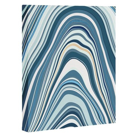 Jacqueline Maldonado Marble Blue Art Canvas
