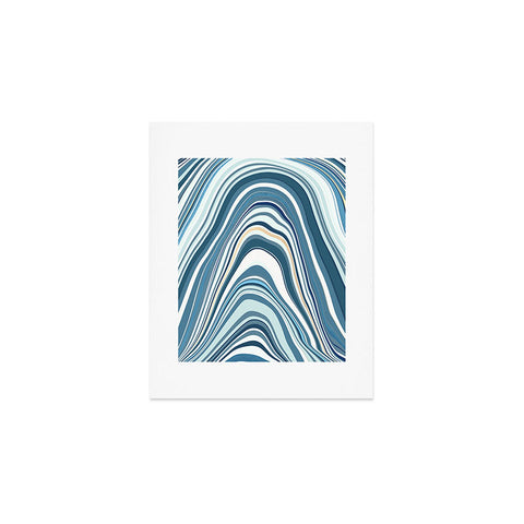 Jacqueline Maldonado Marble Blue Art Print