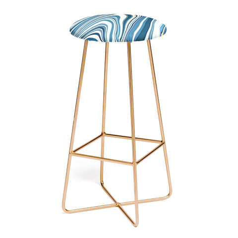 Jacqueline Maldonado Marble Blue Bar Stool