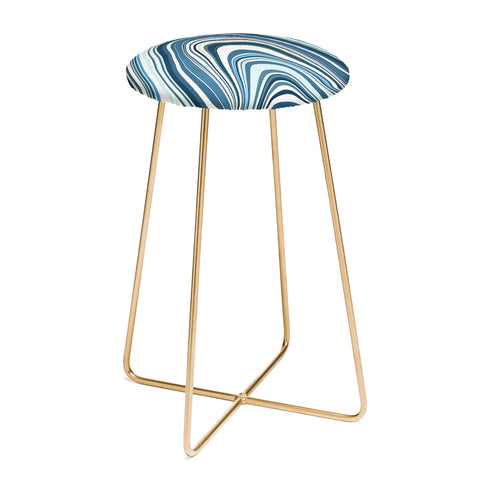 Jacqueline Maldonado Marble Blue Counter Stool