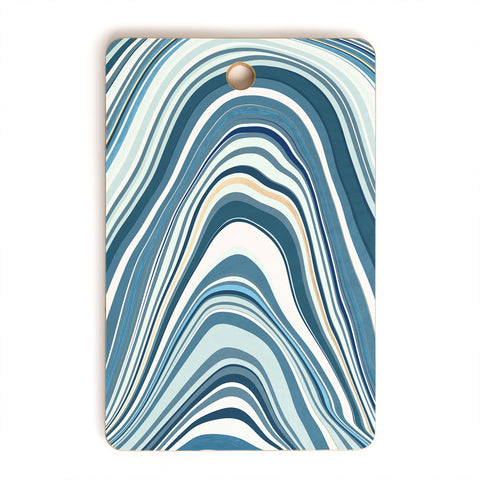 Jacqueline Maldonado Marble Blue Cutting Board Rectangle