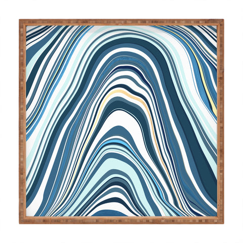 Jacqueline Maldonado Marble Blue Square Tray