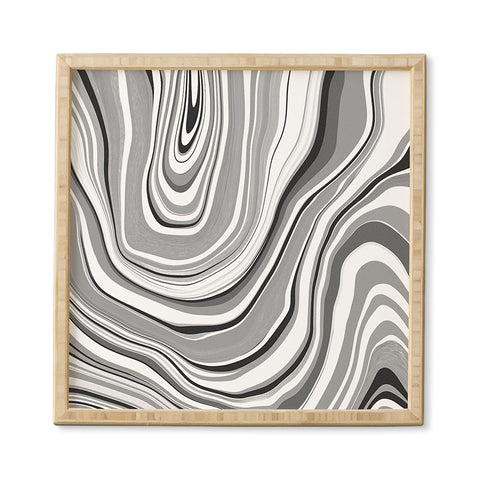 Jacqueline Maldonado Marble Grey Framed Wall Art