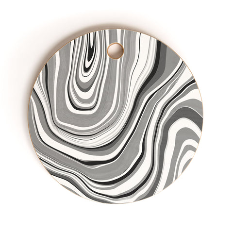 Jacqueline Maldonado Marble Grey Cutting Board Round