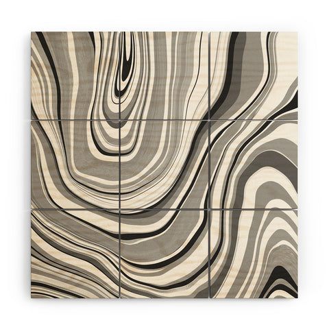 Jacqueline Maldonado Marble Grey Wood Wall Mural