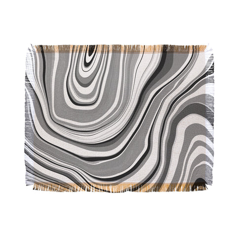 Jacqueline Maldonado Marble Grey Throw Blanket