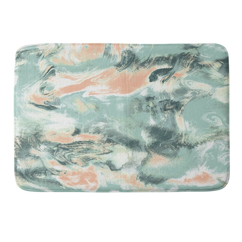 Jacqueline Maldonado Marble Mist Memory Foam Bath Mat