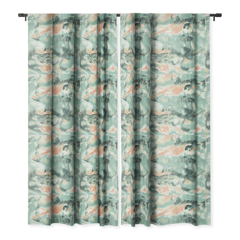 Jacqueline Maldonado Marble Mist Blackout Window Curtain