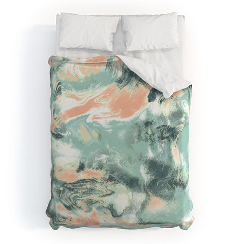 Jacqueline Maldonado Marble Mist Duvet Cover