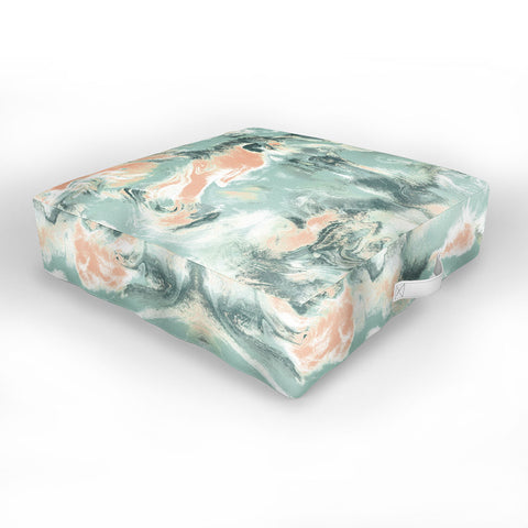 Jacqueline Maldonado Marble Mist Outdoor Floor Cushion