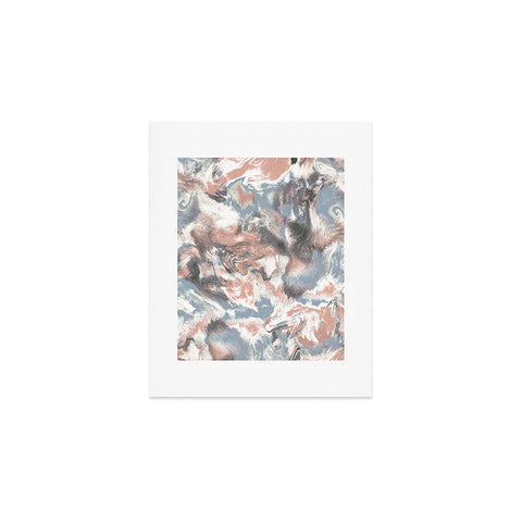 Jacqueline Maldonado Marble Mist Terra Cotta Blue Art Print