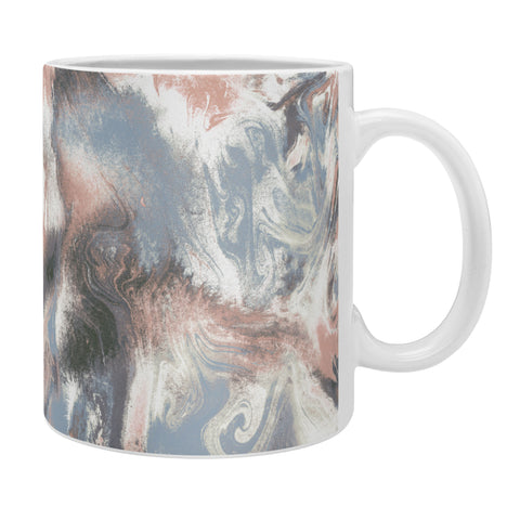 Jacqueline Maldonado Marble Mist Terra Cotta Blue Coffee Mug
