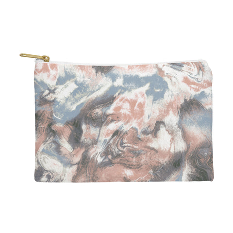 Jacqueline Maldonado Marble Mist Terra Cotta Blue Pouch