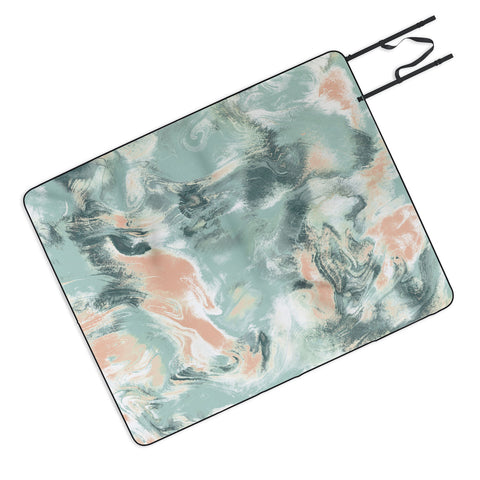 Jacqueline Maldonado Marble Mist Picnic Blanket