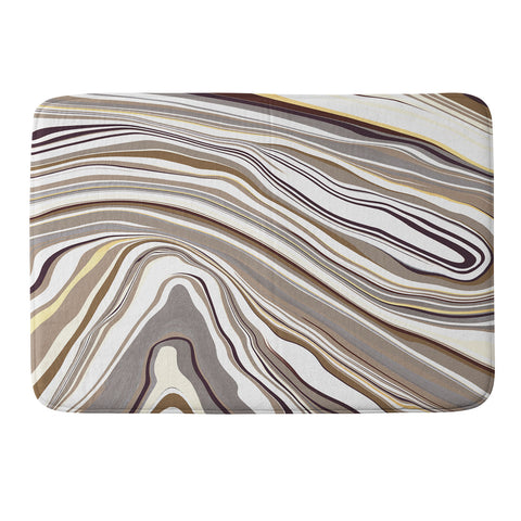 Jacqueline Maldonado Marble Neutral Memory Foam Bath Mat