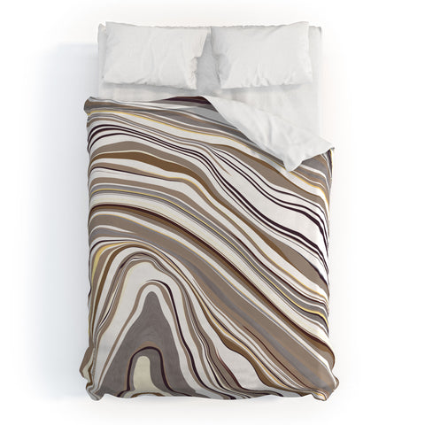 Jacqueline Maldonado Marble Neutral Duvet Cover