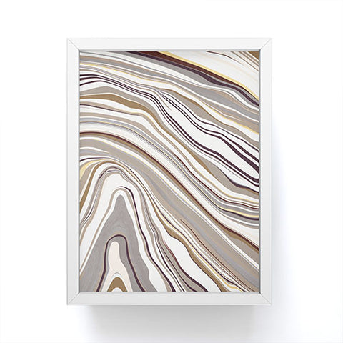 Jacqueline Maldonado Marble Neutral Framed Mini Art Print
