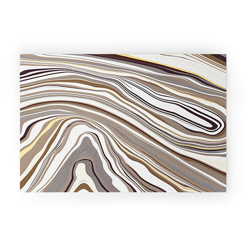 Jacqueline Maldonado Marble Neutral Welcome Mat