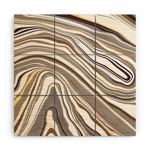 Jacqueline Maldonado Marble Neutral Wood Wall Mural
