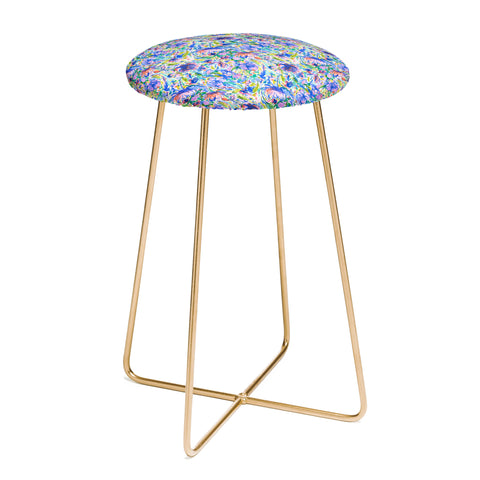 Jacqueline Maldonado Maximal Floral Wild Free Counter Stool