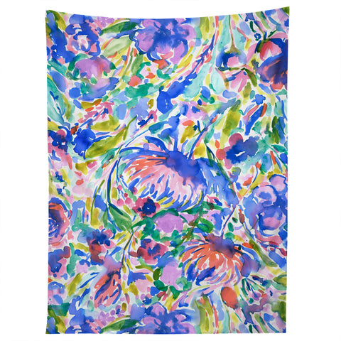 Jacqueline Maldonado Maximal Floral Wild Free Tapestry