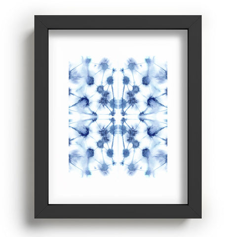 Jacqueline Maldonado Mirror Dye Blue Recessed Framing Rectangle