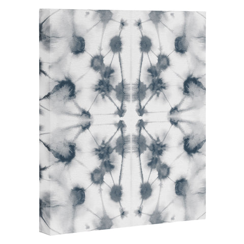 Jacqueline Maldonado Mirror Dye Dark Grey Art Canvas