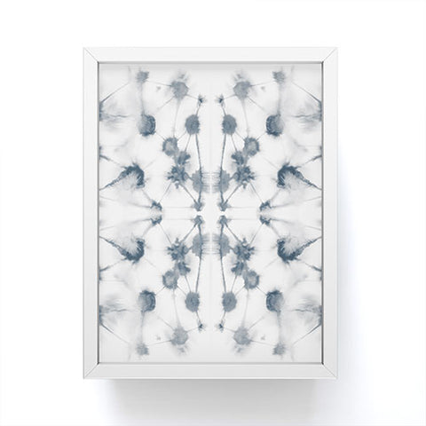 Jacqueline Maldonado Mirror Dye Dark Grey Framed Mini Art Print