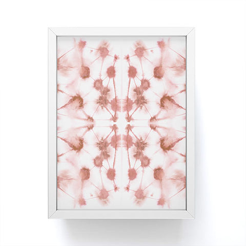 Jacqueline Maldonado Mirror Dye Desert Rose Framed Mini Art Print