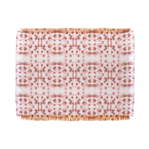 Jacqueline Maldonado Mirror Dye Desert Rose Throw Blanket