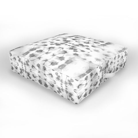 Jacqueline Maldonado Mirror Dye Light Grey Outdoor Floor Cushion