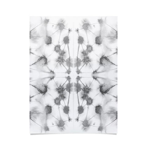 Jacqueline Maldonado Mirror Dye Light Grey Poster