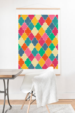 Jacqueline Maldonado Morocco Bright Art Print And Hanger