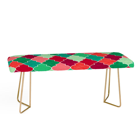 Jacqueline Maldonado Morocco Christmas Bench