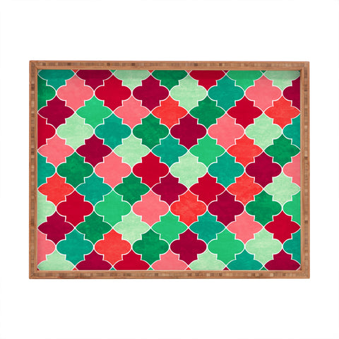Jacqueline Maldonado Morocco Christmas Rectangular Tray