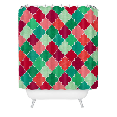 Jacqueline Maldonado Morocco Christmas Shower Curtain