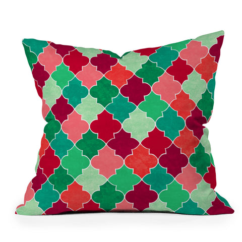 Jacqueline Maldonado Morocco Christmas Throw Pillow