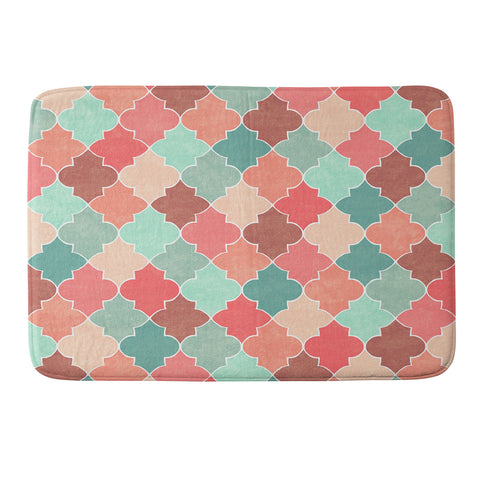 Jacqueline Maldonado Morocco Pastel Memory Foam Bath Mat